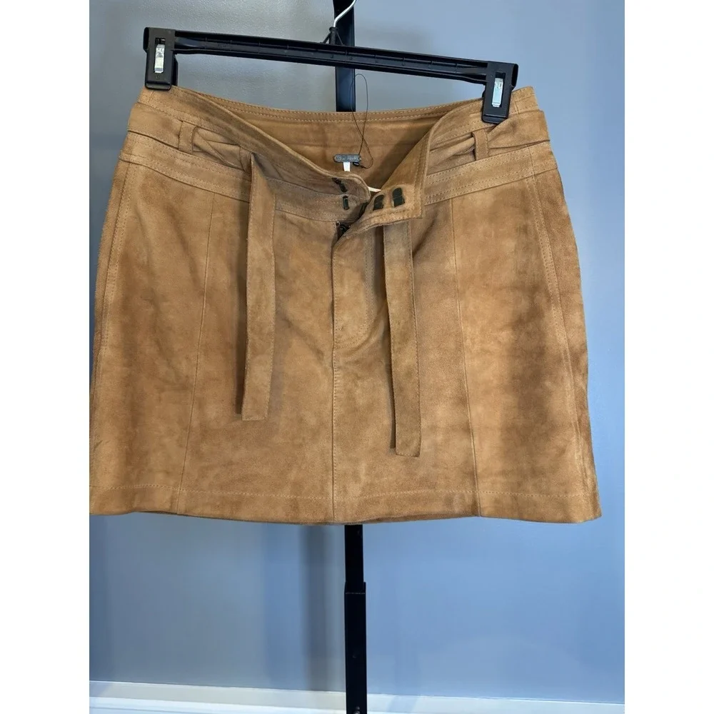 Free People Livin For Love‎ Suede Skirt Size 8 Pls Read Description